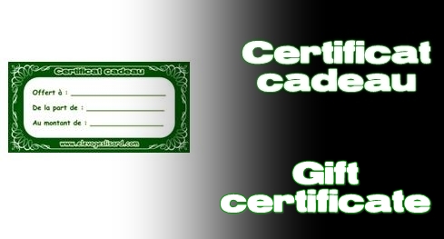 Élevages Lisard - Certificat cadeau